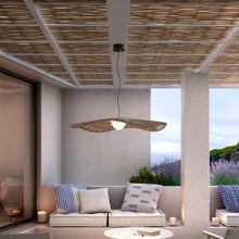 Load image into Gallery viewer, Mediterrània Outdoor LED Pendant Light in Outside Area.
