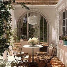 Load image into Gallery viewer, Nans Outdoor LED Pendant Light in Outside Area.
