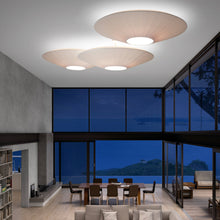Load image into Gallery viewer, Siam Semi Flush Mount Ceiling Light in living room.
