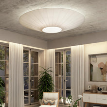 Load image into Gallery viewer, Siam Semi Flush Mount Ceiling Light in living room.

