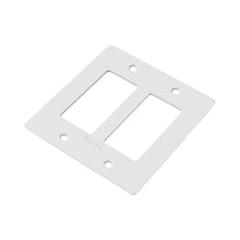 Load image into Gallery viewer, Polycarbonate Wall Plate in White (2-Gang).
