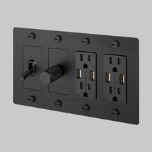 Load image into Gallery viewer, Polycarbonate Wall Plate in Detail.
