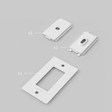 Load image into Gallery viewer, Polycarbonate Wall Plate in Detail.
