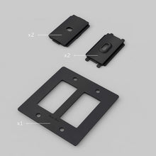 Load image into Gallery viewer, Polycarbonate Wall Plate in Detail.
