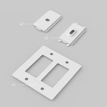 Load image into Gallery viewer, Polycarbonate Wall Plate in Detail.
