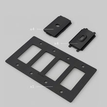 Load image into Gallery viewer, Polycarbonate Wall Plate in Detail.
