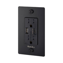 Load image into Gallery viewer, 1G Combination Duplex Outlet with USB-A and USB-C Ports.

