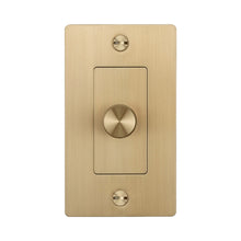 Load image into Gallery viewer, 1G Dimmer Switch in Brass (Without Logo).
