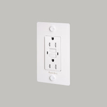 Load image into Gallery viewer, 1G Duplex GFCI Outlet in Detail.
