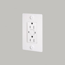 Load image into Gallery viewer, 1G Duplex GFCI Outlet in Detail.
