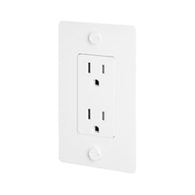 Load image into Gallery viewer, 1G Duplex Outlet in White (Without Logo).
