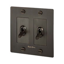 Load image into Gallery viewer, 2G Toggle Switch in Smoked Bronze (Logo).
