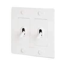 Load image into Gallery viewer, 2G Toggle Switch in White (Logo).
