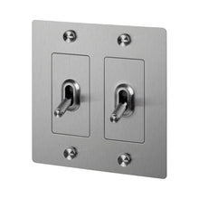 Load image into Gallery viewer, 2G Toggle Switch in Steel (Without Logo).

