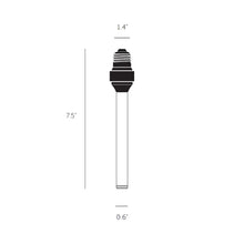 Load image into Gallery viewer, Buster Forked Medium Base 110V LED Bulb - line drawing.
