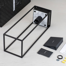 Load image into Gallery viewer, Caged Flush Mount Ceiling Light in Detail.
