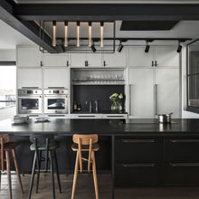 Load image into Gallery viewer, Caged Multi Light Flush Mount Ceiling Light in kitchen.
