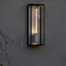 Load image into Gallery viewer, Caged Outdoor Wall Light in Detail.
