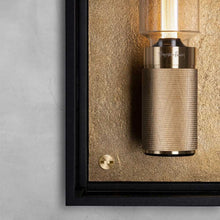 Load image into Gallery viewer, Caged Outdoor Wall Light in Detail.
