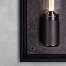 Load image into Gallery viewer, Caged Outdoor Wall Light in Detail.
