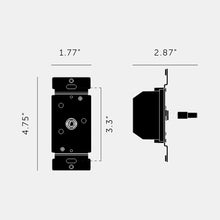 Load image into Gallery viewer, Dimmer Module - line drawing.
