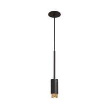 Load image into Gallery viewer, Exhaust Pendant Light in Graphite/Brass (Cross).
