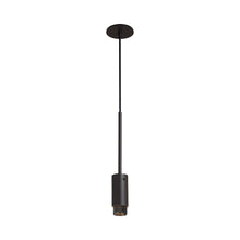Load image into Gallery viewer, Exhaust Pendant Light in Graphite/Smoked Bronze (Cross).
