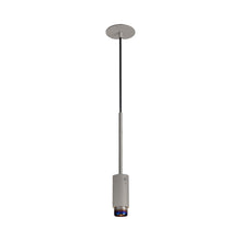 Load image into Gallery viewer, Exhaust Pendant Light in Stone/Burnt Steel (Linear).
