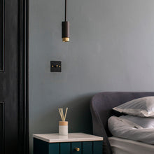 Load image into Gallery viewer, Exhaust Pendant Light in bedroom.
