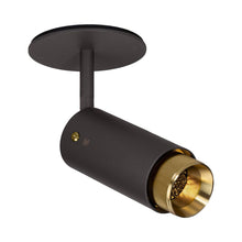 Load image into Gallery viewer, Exhaust Spot Light in Graphite/Brass (Linear).
