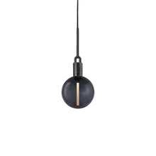 Load image into Gallery viewer, Forked Globe Pendant Light in Gun Metal/Smoked (Medium).
