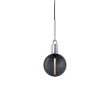 Load image into Gallery viewer, Forked Globe Pendant Light in Steel/Smoked (Medium).
