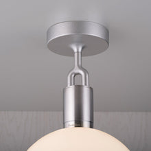Load image into Gallery viewer, Forked Semi Flush Mount Ceiling Light in Detail.
