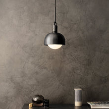 Load image into Gallery viewer, Forked Shade Globe Pendant Light in living room.
