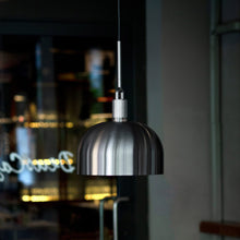 Load image into Gallery viewer, Forked Shade Pendant Light in living room.
