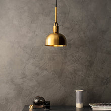 Load image into Gallery viewer, Forked Shade Pendant Light in living room.
