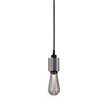 Load image into Gallery viewer, Heavy Metal Pendant Light in Steel (Cross-knurl).
