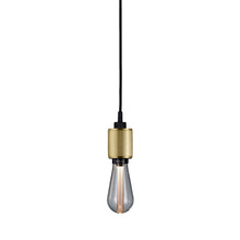Load image into Gallery viewer, Heavy Metal Pendant Light in Black (Linear-knurl).
