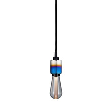 Load image into Gallery viewer, Heavy Metal Pendant Light in Brass (Linear-knurl).
