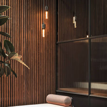 Load image into Gallery viewer, Heavy Metal Pendant Light in living room.
