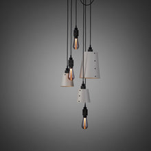 Load image into Gallery viewer, Hooked Mix Multi Light Pendant Light in Detail.
