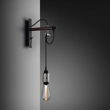 Load image into Gallery viewer, Hooked Nude Wall Light in Graphite/Steel.
