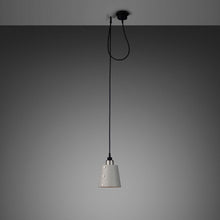 Load image into Gallery viewer, Hooked Pendant Light in Stone/Steel (Small).
