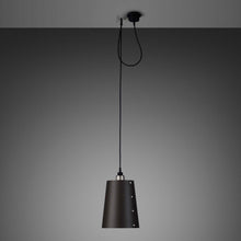 Load image into Gallery viewer, Hooked Pendant Light in Graphite/Steel (Large).
