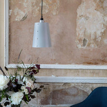 Load image into Gallery viewer, Hooked Pendant Light in living room.
