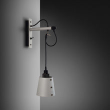 Load image into Gallery viewer, Hooked Wall Light in Stone/Smoked Bronze (Small).
