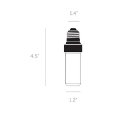 Load image into Gallery viewer, Punch Forked Medium Base 110V LED Bulb - line drawing.
