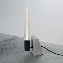 Load image into Gallery viewer, Stoned Table Lamp in Detail.
