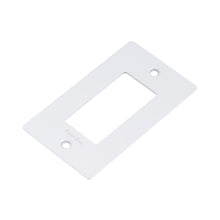 Load image into Gallery viewer, Wall Plate in White/Logo (1-Gang).
