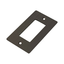 Load image into Gallery viewer, Wall Plate in Smoked Bronze/Without Logo (1-Gang).
